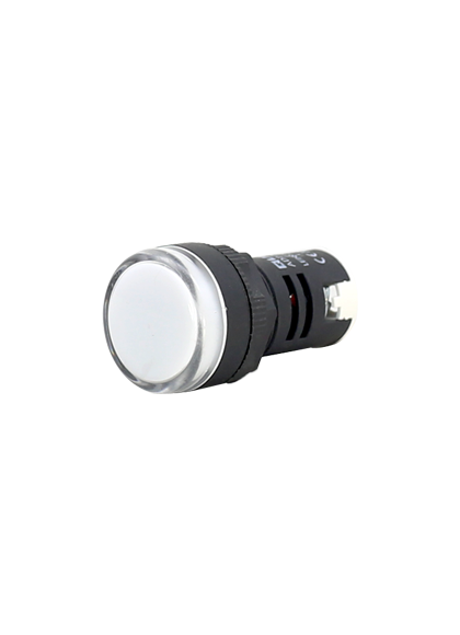 ไพล็อตแล้มป์ LED สีขาว (12-24 VDC/AC)